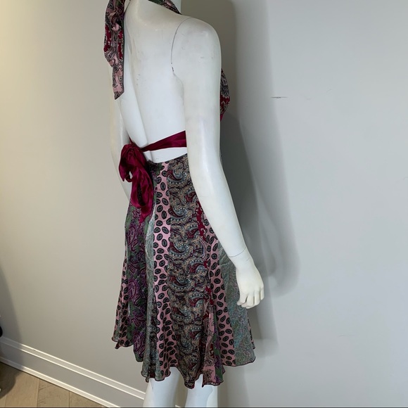 Patterned Halter Top EV0011 - Picture 6 of 9